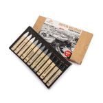 Пастель художественная масляная 12 шт, 01 монохром, (Limited Edition), Vista-Artista VAOPL-12M