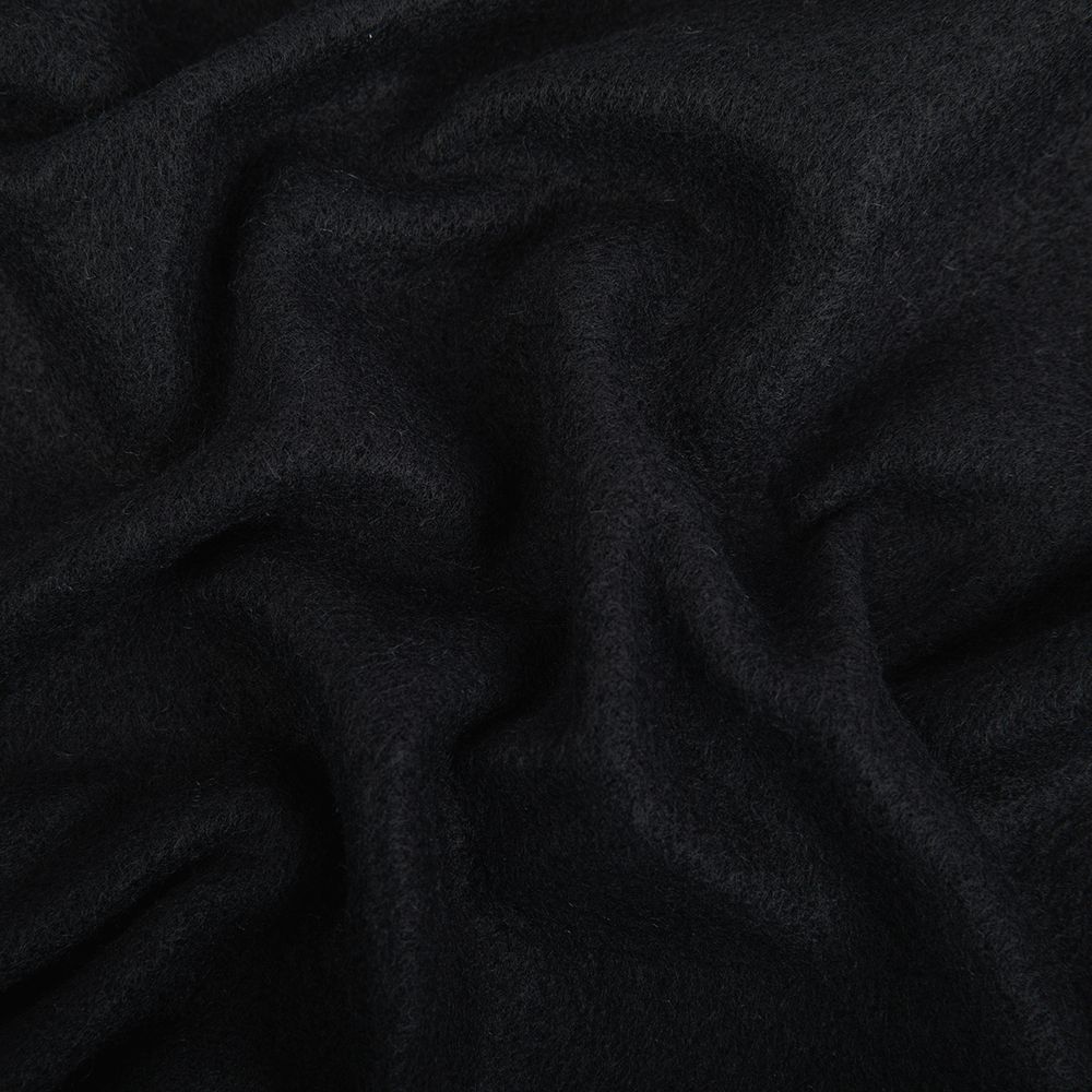 Флис 2-сторонний 280 г/м², 150х160±5 см, черный/black, Gamma FG-005N