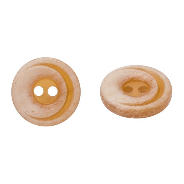 Пуговица 2 прокола 18L=11 мм, пластик, col.C св.коричневый, CN2857, 72 шт