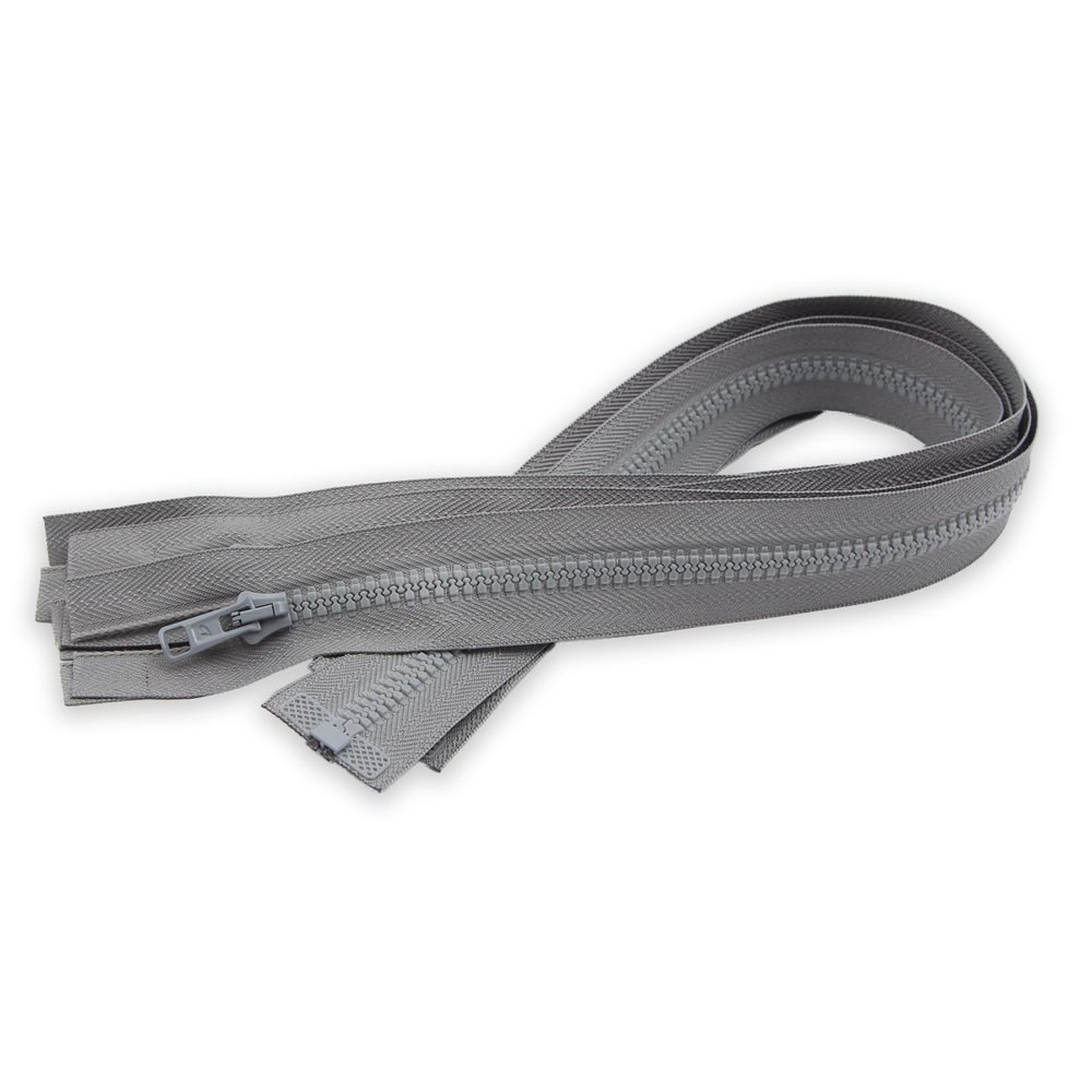 Молния трактор Arta Т6 (6 мм) 1 зам., разъем., 50 см, цв. 074 серый, уп.5 шт