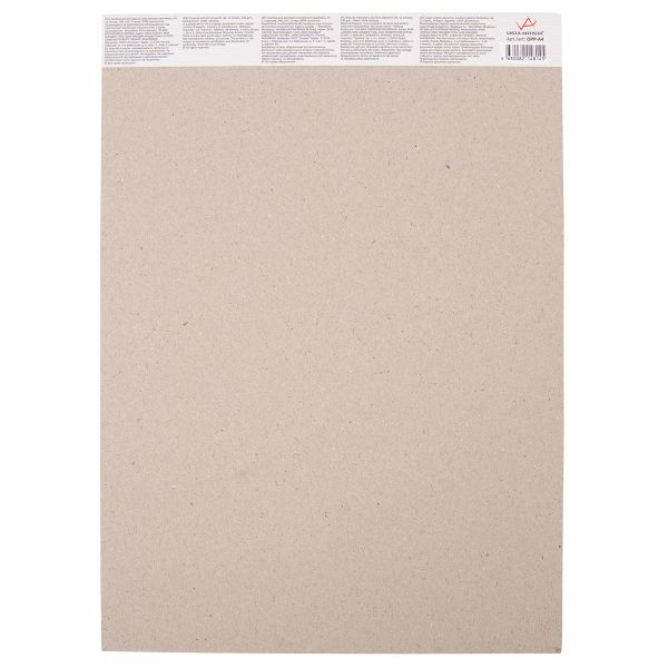 Альбом для масляной живописи 240 г/м², A4 21х29.7 см, склейка с одной стороны, 12 л, текстура льна, Vista-Artista OPP-A4