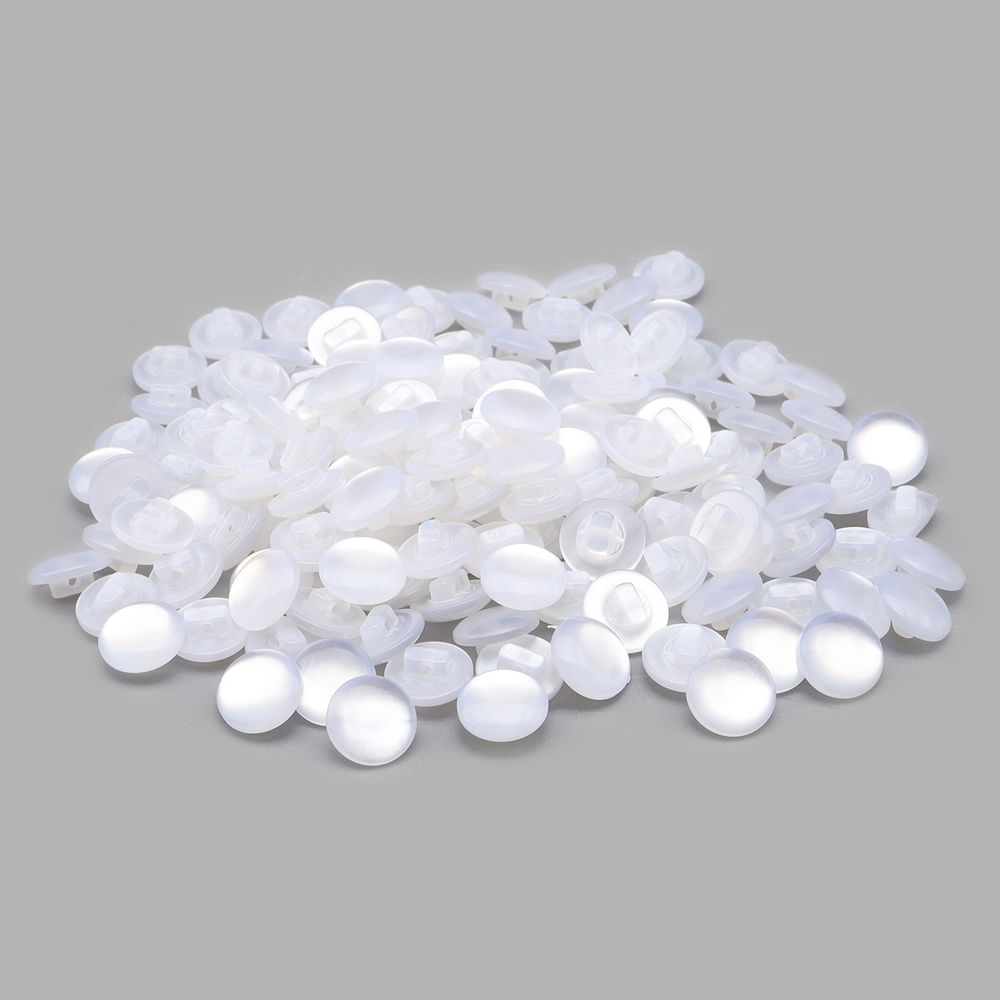 Пуговица на ножке 21L=13мм, пластик, КЗ1, белый перламутр, 144 шт