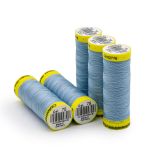 Нитки для трикотажа Gutermann Maraflex, 150м, 075 бледный джинс, 5 катушек