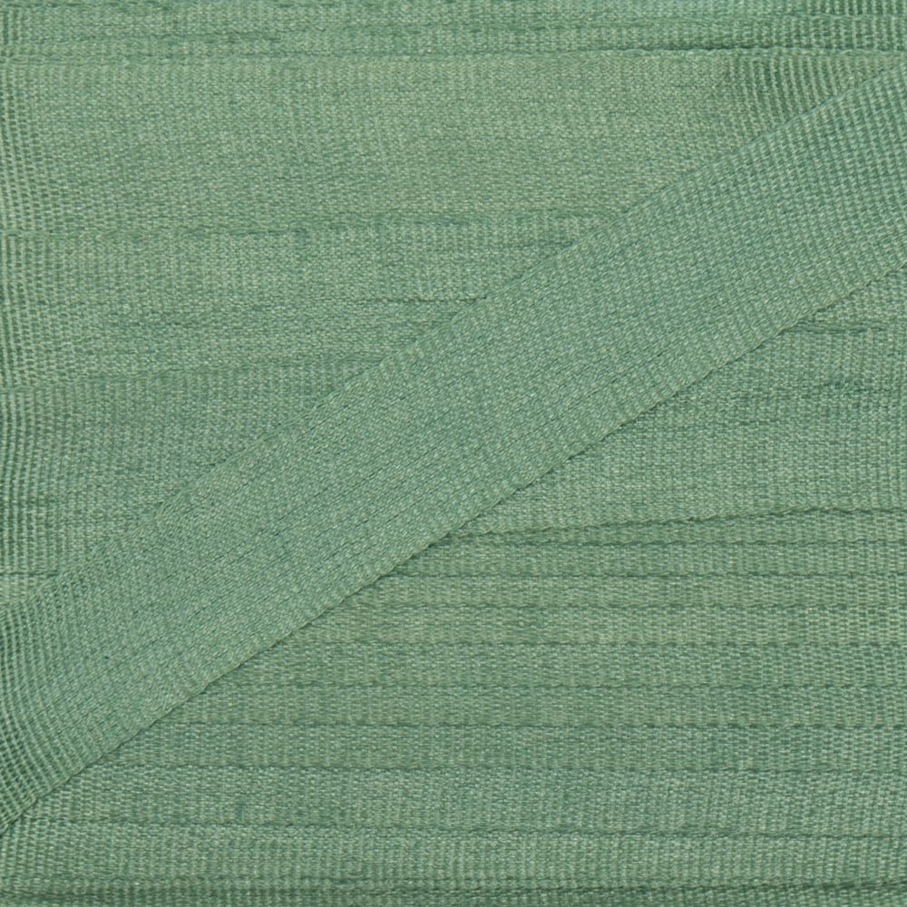 Лента (тесьма) шелковая 7.0 мм / 45.5±0.5 метров, №188 зеленый, Gamma SR-7