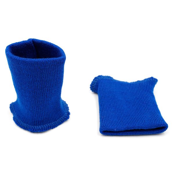 Манжеты трикотажные 8.0х9.5 см, 1 пара, средней плотности 14 кл, 1х1, В-15 василек, синий