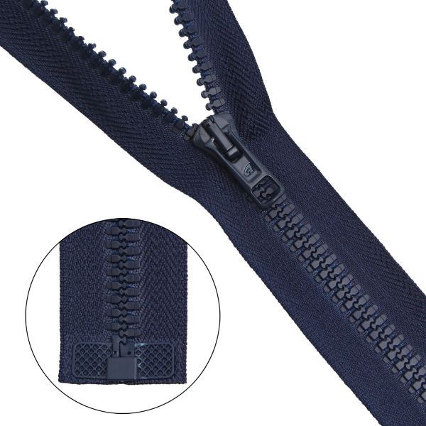 Молния трактор Arta Т6 (6 мм) 1 зам., разъем., 50 см, цв. 044 т.синий, уп.5 шт