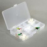 Контейнер для мелочей 17.7х10.2х2.3 см цв. в ассортименте