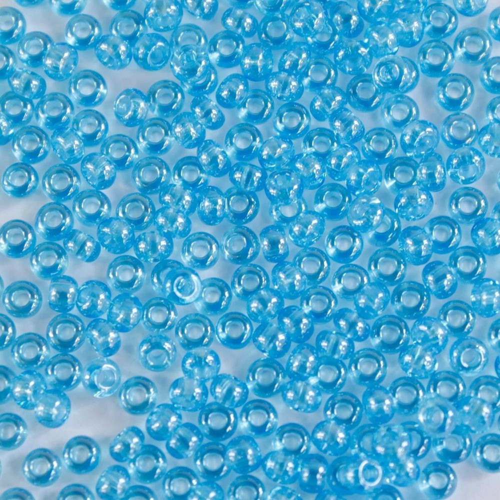 Бисер Preciosa прозрачный блестящий 10/0 (2.3 мм), круг.отв., 50г, (66010)