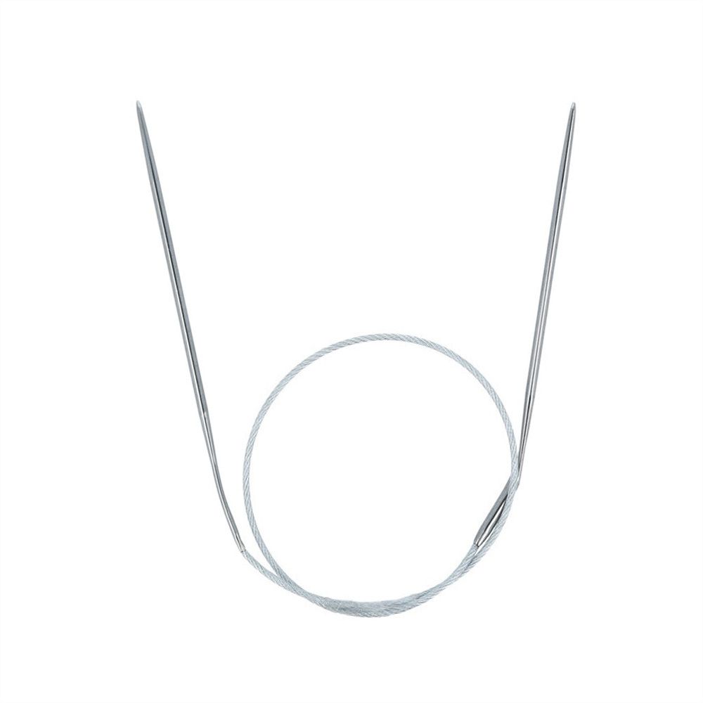 Спицы круговые металл ⌀2,5 мм, 40 см, с металлической леской, Gamma MKS