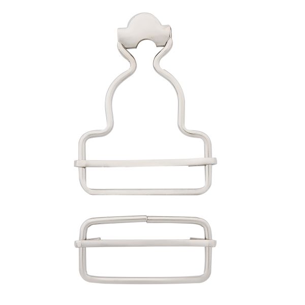 Застежка для комбинезона 31.5 мм, ушко 47х39 мм, 20 шт, никель