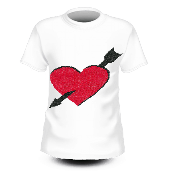 Набор для вышивания нитками Нитекс, вышивка на одежде 17х18 см