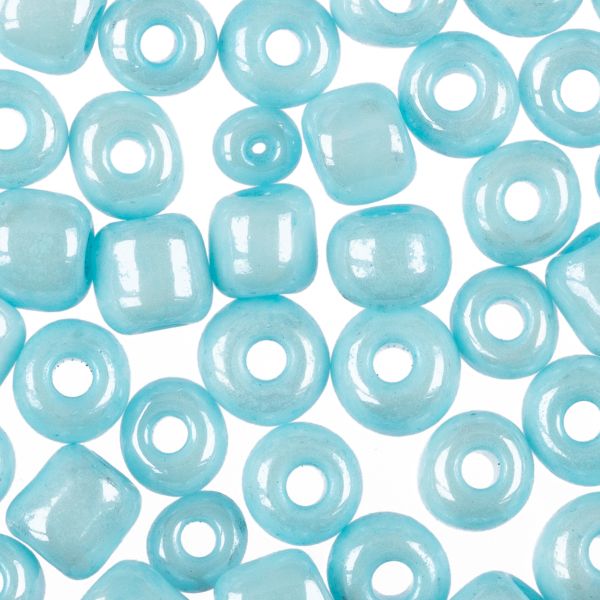 Бисер Zlatka 6/0 (4.1 мм), 100 г (10х10 г), №0967 св.голубой, GR