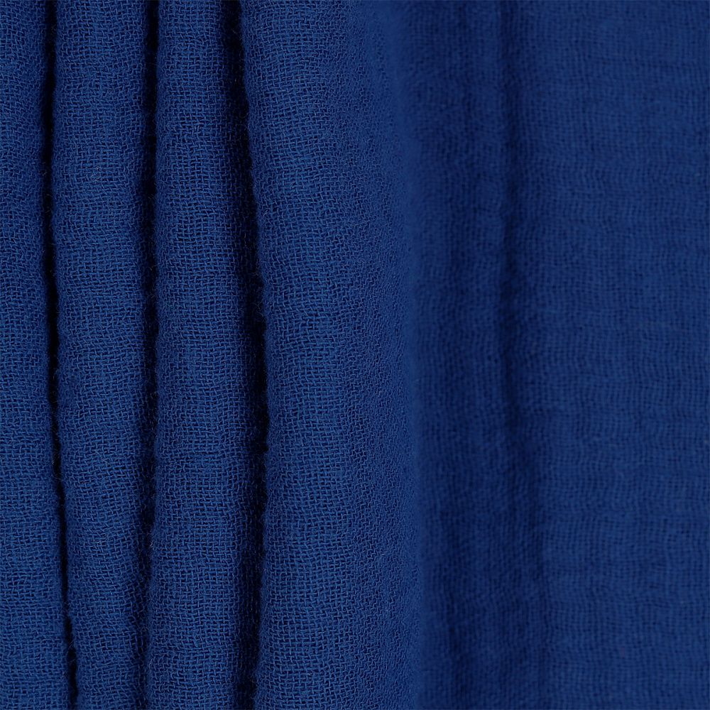 Муслин 125 г/м², 130 см / 25 метров, TBY.Mus.24723.27, цв.27 синий