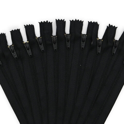 Молния спираль (витая) брючная Arta Т4 (4 мм) 1 зам., н/раз., 20 см, цв. 580 черный, уп.10 шт