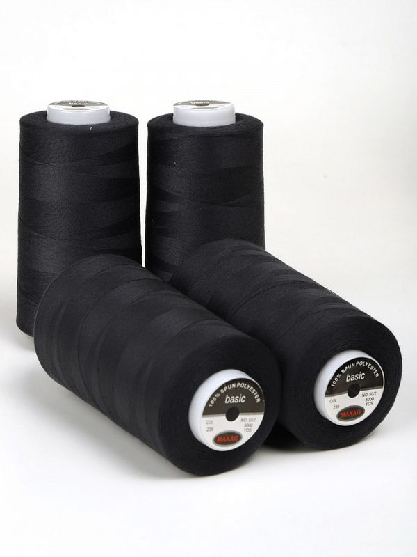 Нитки швейные Max 50/2, 4570 м (5000 ярд), 239 серый / 4 бобины