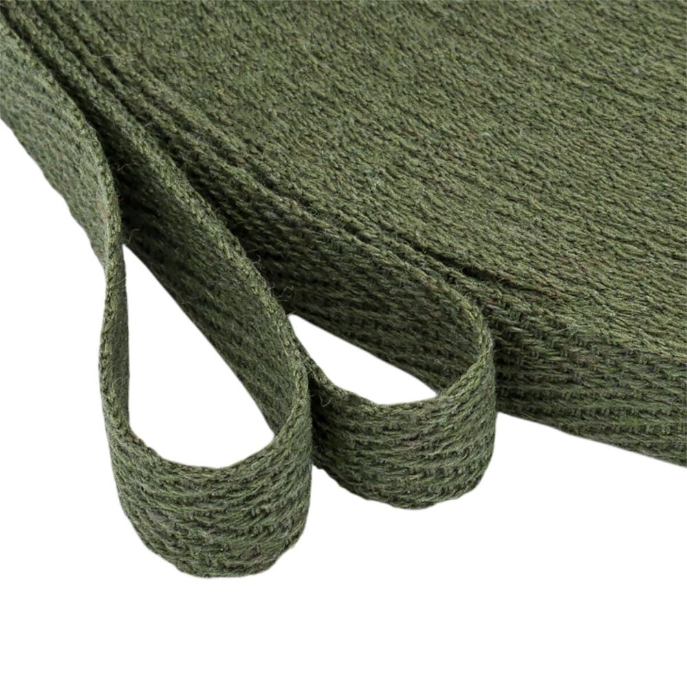 Тесьма (лента) киперная (100% х/б) 10 мм / 45.72 метра, 22 зеленый хаки, 6190-2017