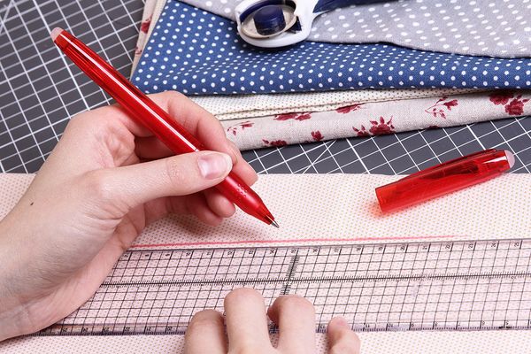 Ручка для ткани, 03 красный, Gamma