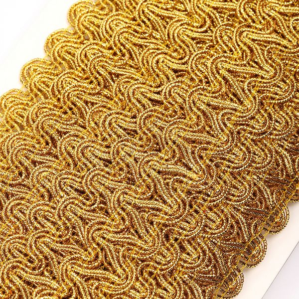 Тесьма отделочная 20 мм / 13.71 метров, TBY 913 цв.золото