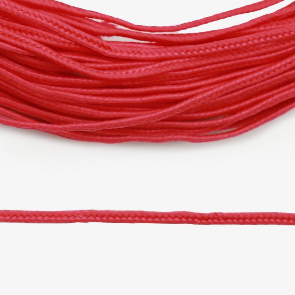 Шнур сутажный ⌀2.0 мм / 20 метров, рис.5339, 10 красный