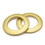 Люверсы шторные ⌀35 мм, мат. золото, 12, Belladonna, 10 шт