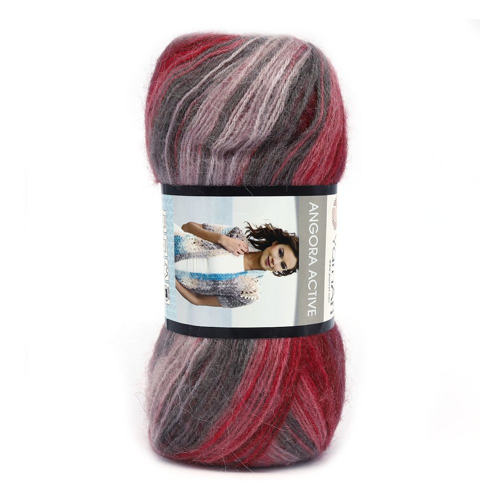 Пряжа YarnArt (ЯрнАрт) Angora Active / уп.5 мот. по 100 г, 500м, 841 меланж