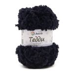 Пряжа Astra Premium (Астра Премиум) Тедди букле / уп.1 мот. по 150 г, 35 м, 09 т-синий