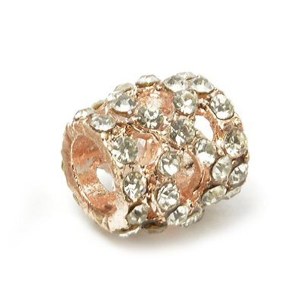 Бусины металл ⌀8 мм, in ⌀4 мм, цв. 1 золото, 2 шт, Tesoro