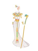 Алмазная (кристальная) мозаика Фрея, Египтянка, 30х40 см