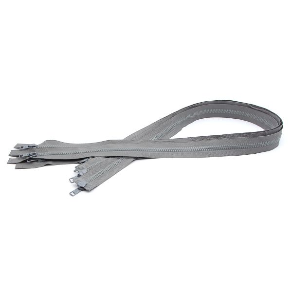 Молния трактор Arta Т6 (6 мм) 2 зам., разъем., 100 см, цв. 074 серый, уп.5 шт