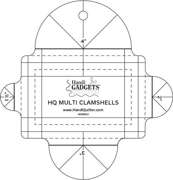 Линейка Clamshell Handi Quilter, HG00623, Handi Quilter, 1 шт