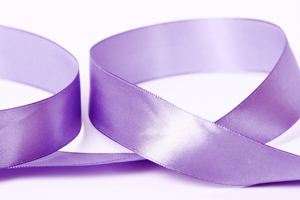 Лента атласная 1-сторонняя 25.0 мм / 33±2 метра, 034 т.сиреневый, Gamma