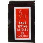 Иглы ручные для гобеленовых и трикотажных тканей №23,25 шт, Pony