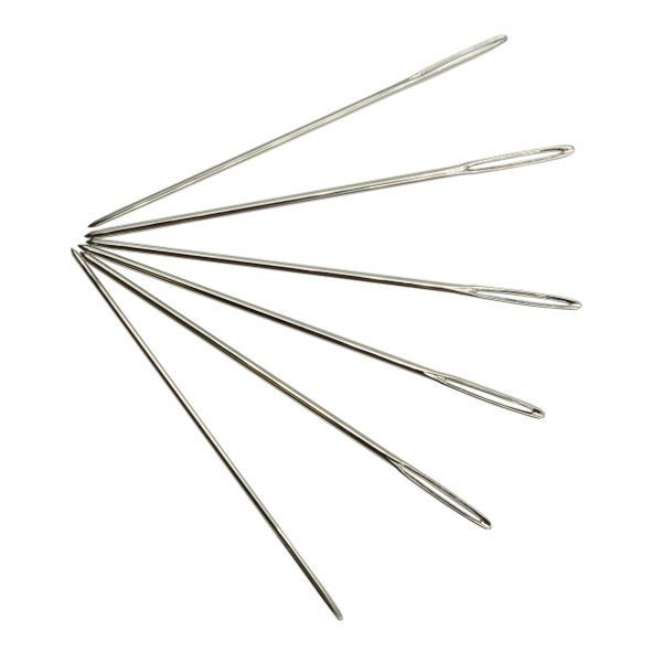 Иглы ручные вышивальные для гобеленов №24-26, 6 игл, Hobby&Pro, 110209