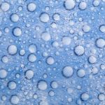 Флористический фетр 35 г/м², 2 м, 10 синий (капли), Blumentag PNW-35/1