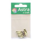 Хрустальные стразы в цапах прямоугольные (серебро) желтый 5х15 мм 5 шт/упак, ДЦ002НН515