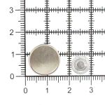 Пуговицы джинсовые ⌀17 мм, фиксированная ножка, сталь, гладкая, никель, 100 шт, New Star