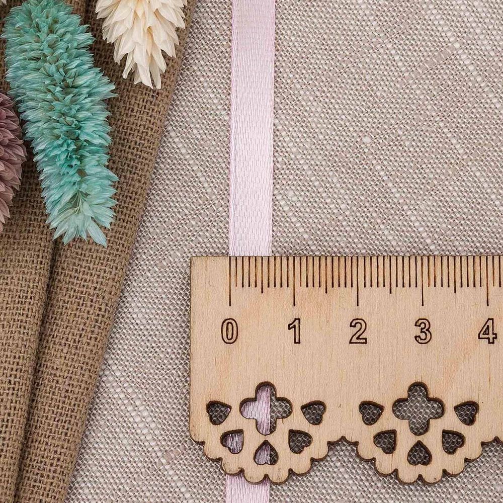 Лента атласная 1-сторонняя 6.0 мм / 22.86±1 метров, 008 бледно-розовый, Globus