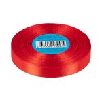 Лента атласная 1-сторонняя 12.0 мм / 33±2 метра, №522L(18-1564) красный, Gamma