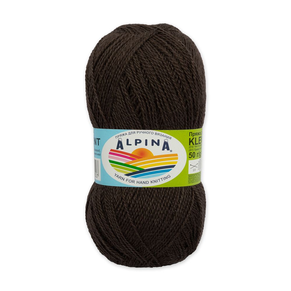 Пряжа Alpina Klement / уп.4 мот. по 50г, 300 м, 32 коричневый