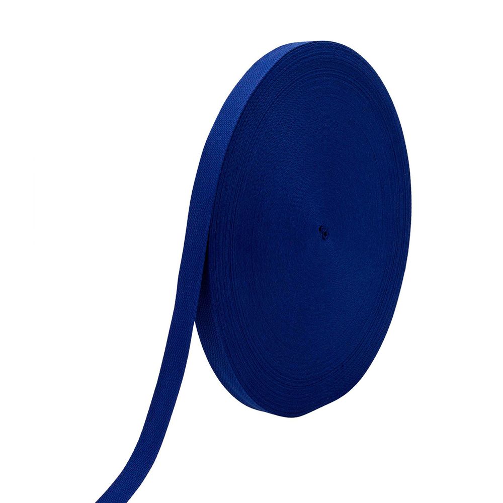 Стропа (ременная лента) 26 мм / 100 метров, [17.55 г/пог.м], матовая, имитация хлопка, 11 индиго, 3Al357