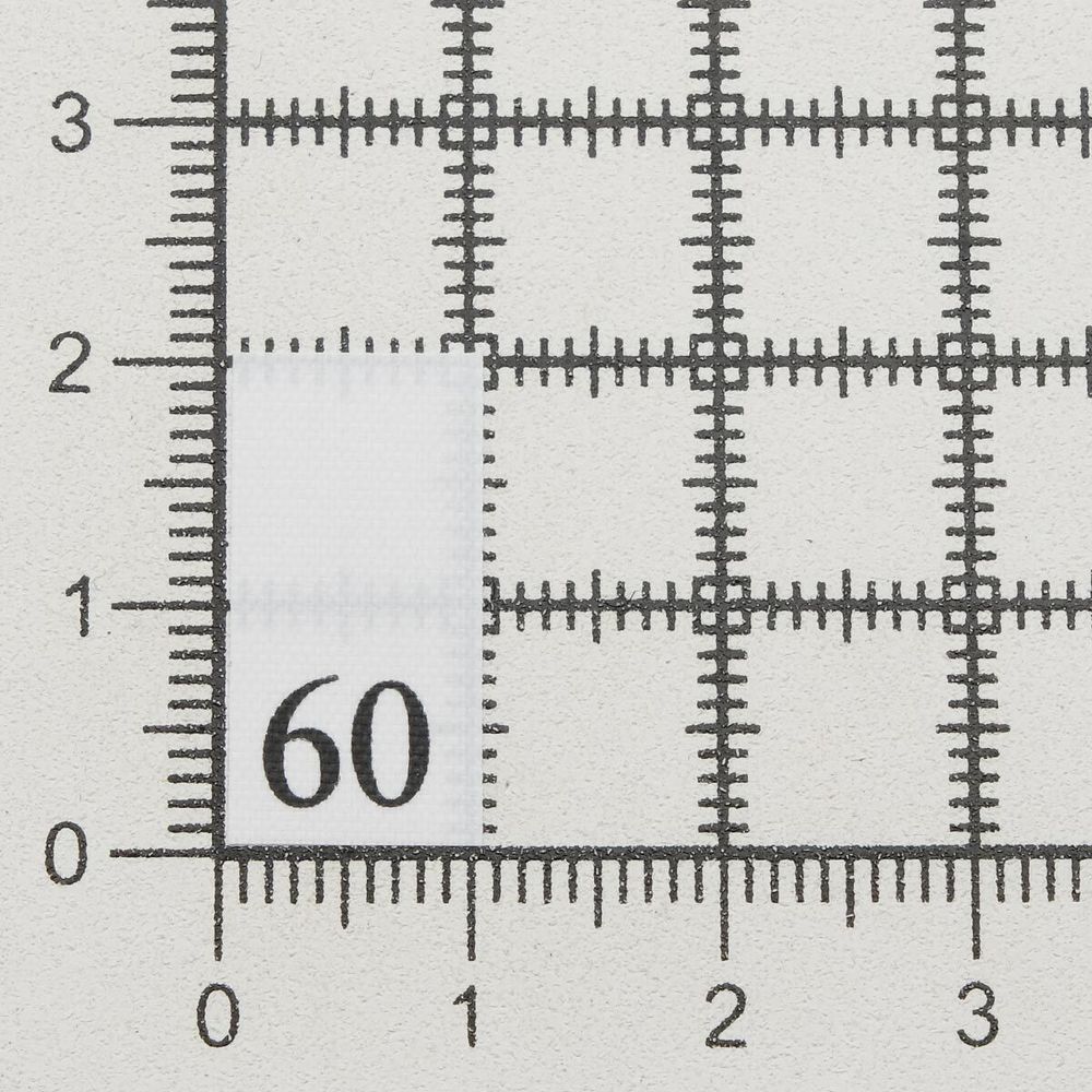 Этикетка-размерник, белый, 10х20 мм, 100 шт, 60