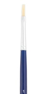 Кисть щетина удлиненная выставка №01 плоская, 5 шт, длинная ручка, 01, Vista-Artista 30119-01