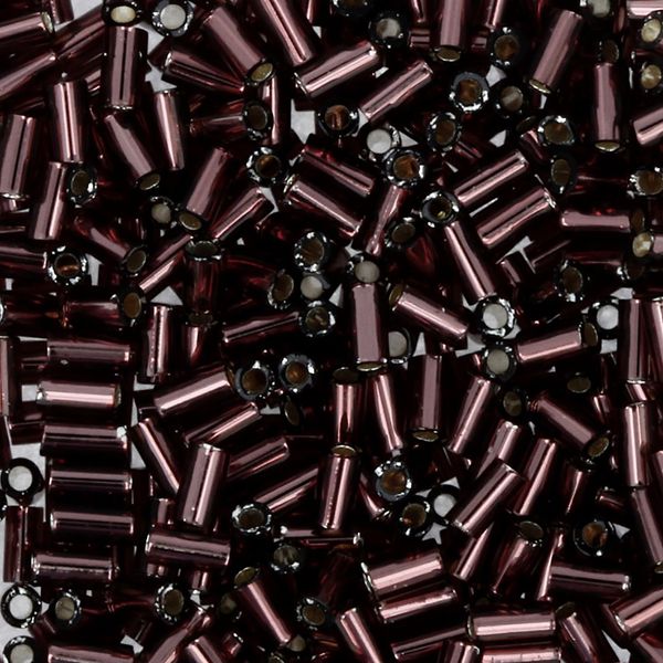 Бисер Toho Bugle 3 (3 мм), 25 г (5х5 г), 0026C фиолетовый