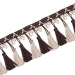 Бахрома отделочная 115.0 мм / 10 метров, с кистями, (195-200), 878