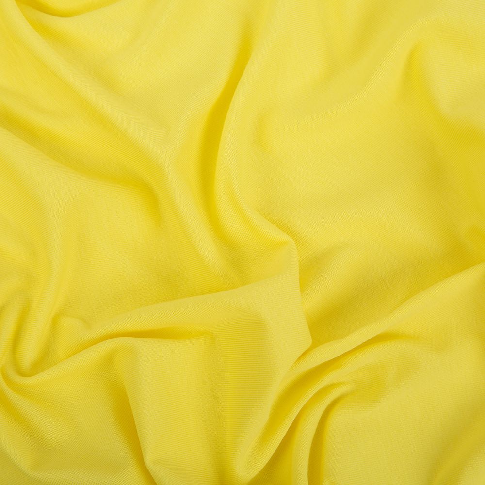 Кулирка 150±5 г/м², 40/1 Comp.Penye FULL LYC, 170 см / 10 метров, 07 св.желтый/lt.yellow, Gamma GCM