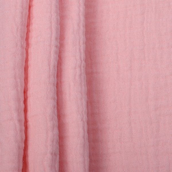 Муслин 125 г/м², 130 см / 2 метра, TBY.Mus.24723.37 цв.37 персиковый