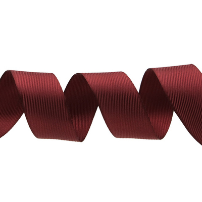 Лента декоративная ёлочка 40.0 мм / 20±1 метров, 57 бордовый