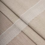 Кружево эластичное (стрейч) 42 мм / 22.86 метра, белый, 3AR2758