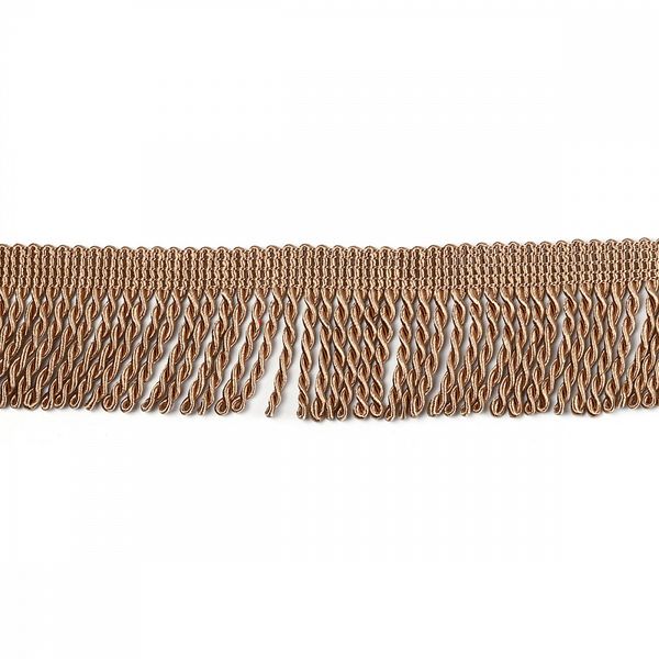 Бахрома отделочная 62.0 мм / 10 метров, цв.темн.бежевый