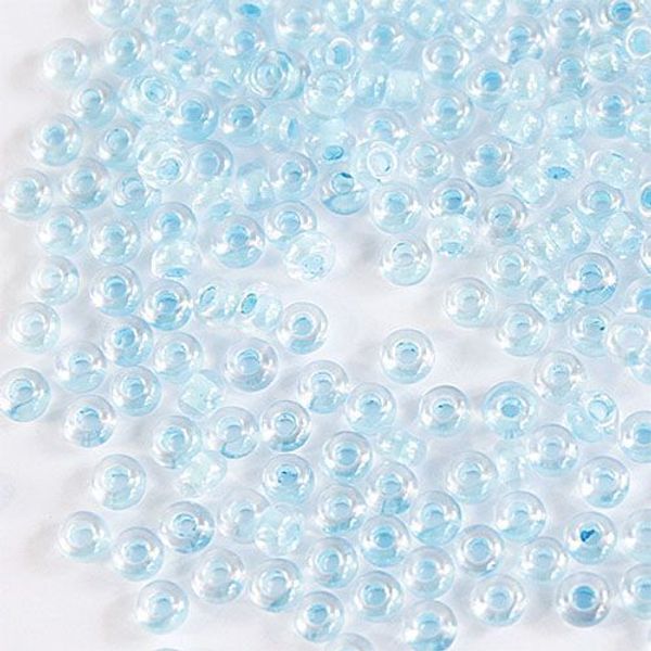 Бисер Preciosa прозрачный, цветной центр и покрытие 10/0 (2.3 мм), 1х50г, цв. 38662